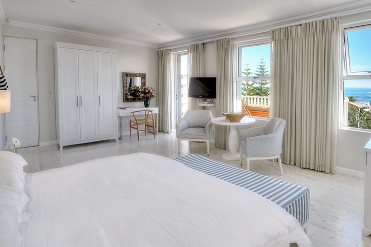 Bedroom, Ocean Suite, Sea Five Boutique Hotel, Camps Bay, Cape Town, South Africa