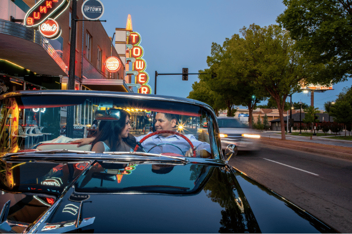 Oklahoma City Couple by the Theatre