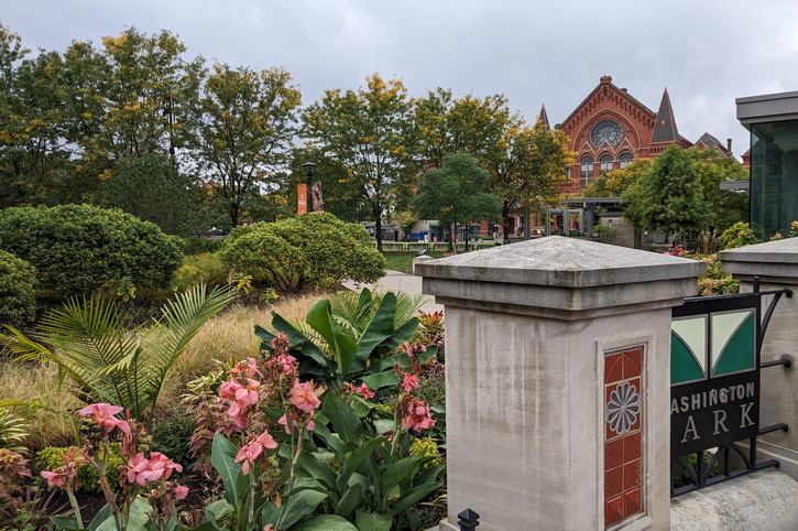 Washington Park, Cincinnati, Ohio, America