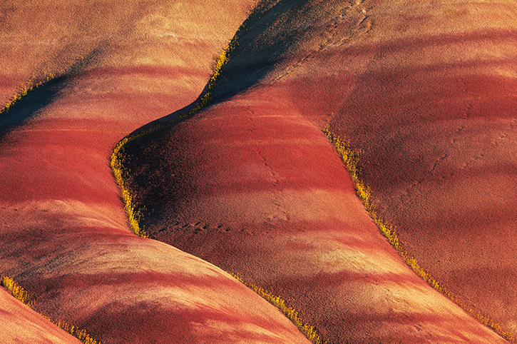 Close up of colours, Painted Hills, Oregon