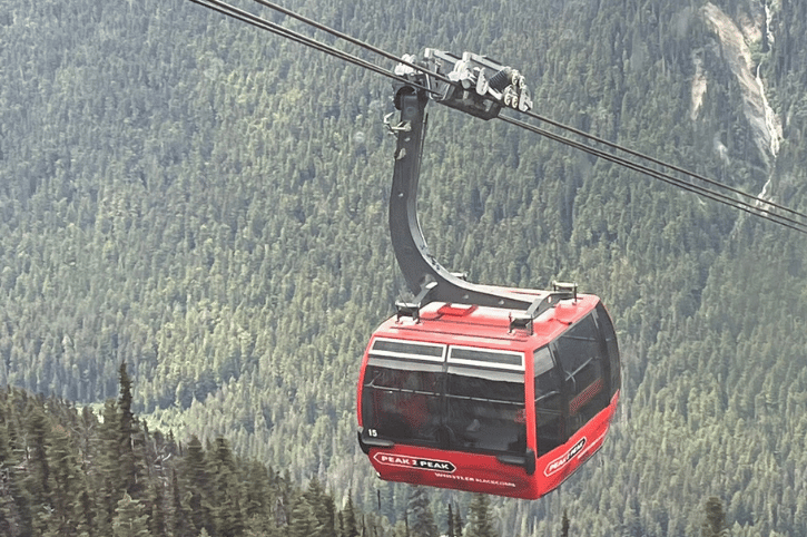Peak2Peak Gondola, photo by Richard Webb