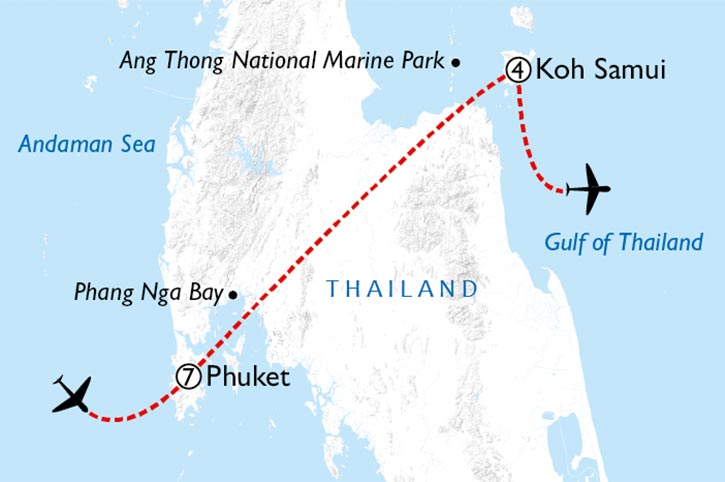 Phuket And Koh Samui