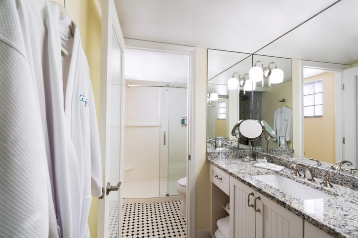 Bathroom, Sanibel View Studios, Pink Shell Beach Resort & Marina, Fort Myers Beach, Florida