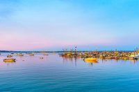Provincetown Marina during sunset Provincetown,