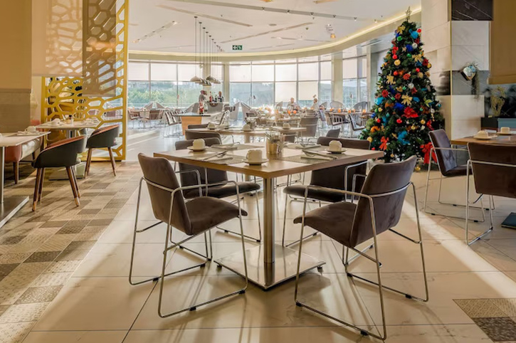 Christmas tree at the Radisson Blu Gautrain, Sandton, Johannesburg, South Africa