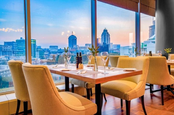 Restaurant, Radisson Blu Sandton, Johannesburg, South Africa