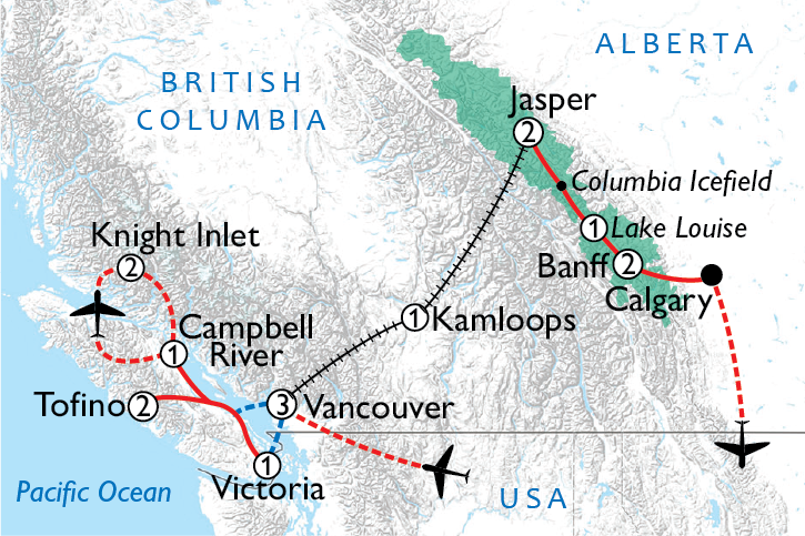 Rockies, Rail & Vancouver Island