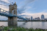 Roebling Suspension Bridge, Ohio River