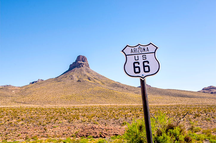 Route 66 Sign in Arizona