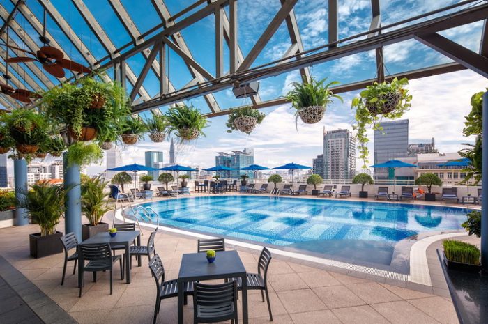 Swimming Pool, Sofitel Saigon Plaza, Vietnam