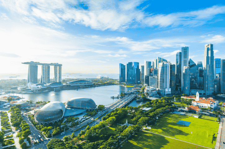 Singapore, city skyline