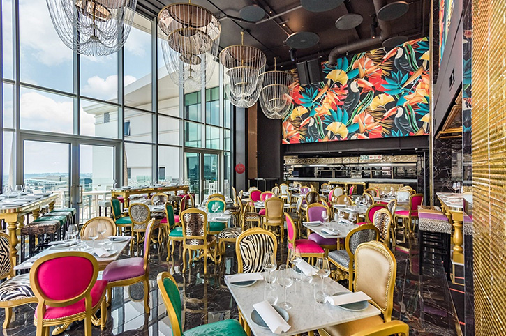 Eclipse Restaurant, Sky Hotel, Sandton, Johannesburg, SOuth Africa
