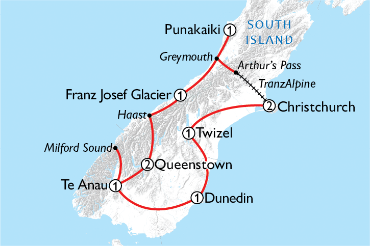 Map of Southern Spectacular