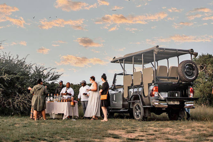 Sundowners, Game Drive, Kruger Shalanti, Kruger National Park, South Africa