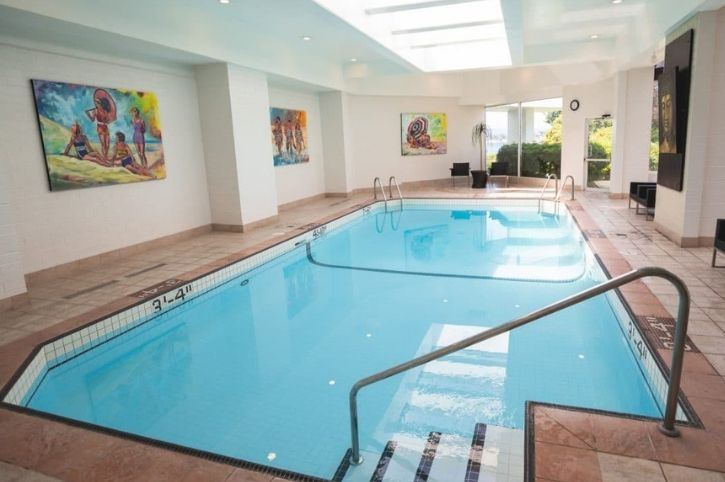 Swimming Pool, Inn at Laurel Point, Victoria, Vancouver Island