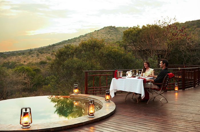 Private deck, Thanda Safari Lodge