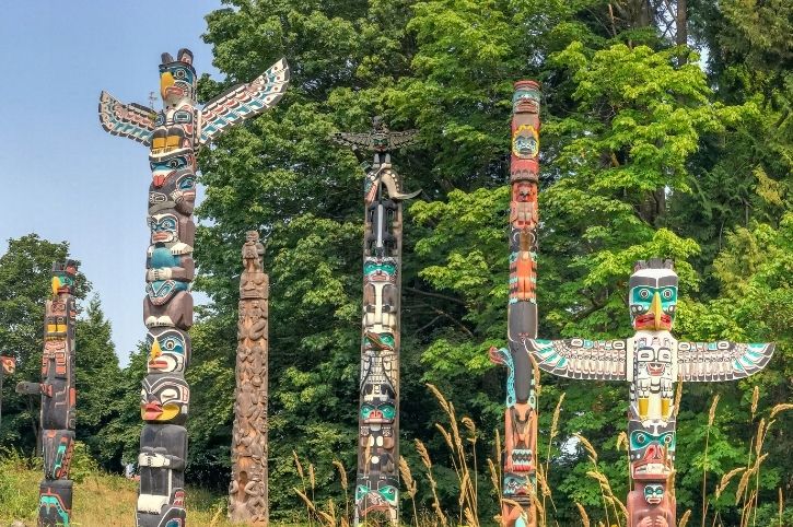 Totem Poles, Stanley Park, Vancouver