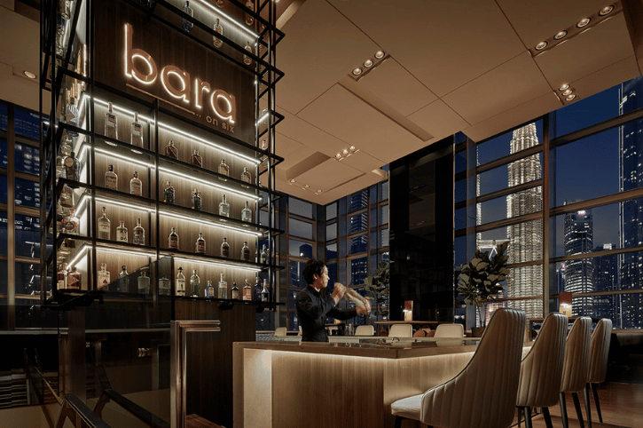 Traders Hotel, Kuala Lumpur, Malaysia, Bara on Six