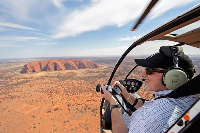 Helicopter flight, Uluru