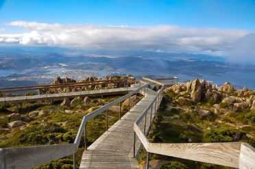 View of Hobart from Mount Wellington