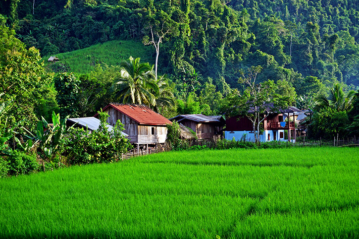 Remote village in Luang Namtha, Laos