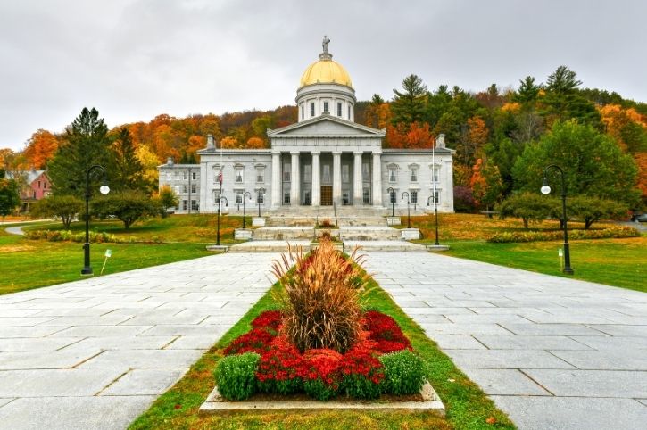 Montpelier, Vermont during Autumn