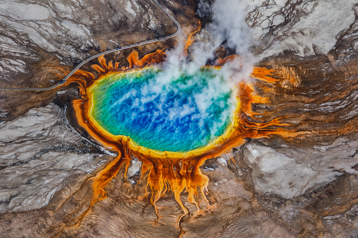 Grand Prismatic Spring, Yellowstone National Park