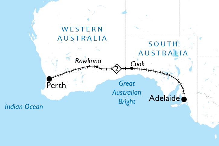 Indian Pacific • Adelaide to Perth