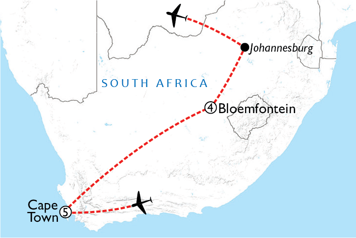 Map of All Three One Day Internationals