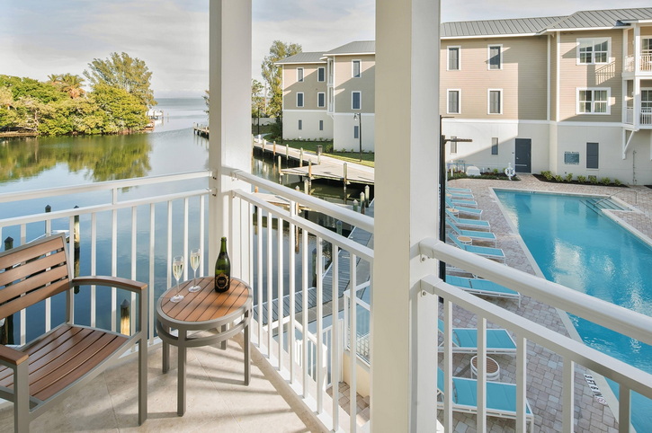 Villa Balcony, Waterline Villas & Marina, Anna Maria Island, Florida