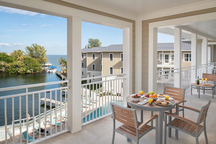 Villa Balcony, Waterline Villas & Marina, Anna Maria Island, Florida
