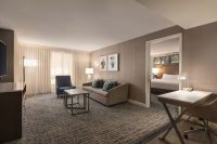 1 Bedroom Suite, Living Room, Hilton Tampa Downtown, Florida