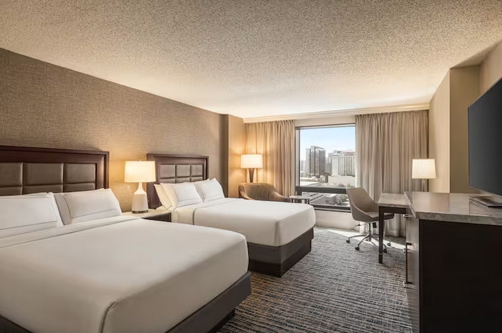 2 Queen Beds, Pool View, Hilton Tampa Downtown, Florida